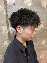 アカ(ACA)&nbsp;ツイストスパイラルパーマツイストパーマメンズマッシュ札幌大通