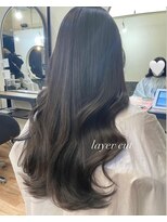 リコバイアフロート(riko by afloat)&nbsp;レイヤーカット/韓国ヘアー/ラベンダーグレー/髪質改善/透明感