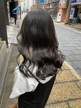 アソビセカンド 原宿(ASOBI 2nd) オリーブグレージュ　20代/30代/ブリーチなし