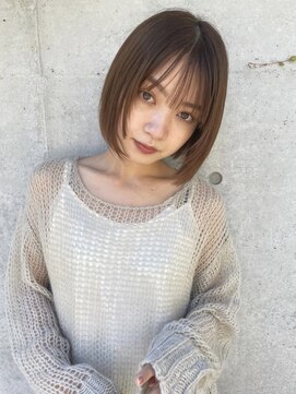 アフェクト 上大岡(affect) アイロンなしの丸みボブ/大人ガーリー