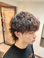 スカイシープレイス 錦糸町&nbsp;メンズスパイラルパーマニュアンスマッシュ　<理容室>
