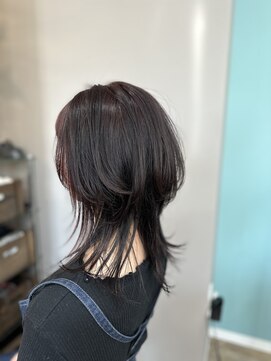 ヘアアレンジショップポレール フェイスフレーミング×ウルフレイヤー