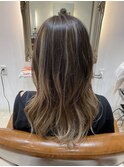大人レイヤースタイル/バレイヤージュ
