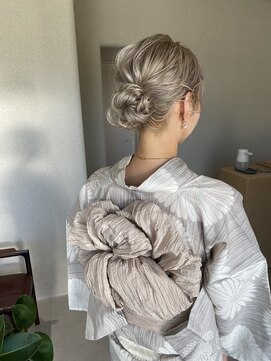 キュー(que) 浴衣ヘアアレンジ