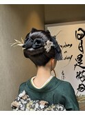 日本髪地毛結い