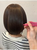 小顔ショートカット丸みショートボブ20代30代40代