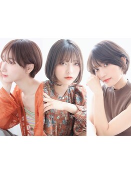 伸びてもキレイなフォルムが続く！一人ひとりの骨格や髪質に合わせ、細部にまでこだわった理想のショートに