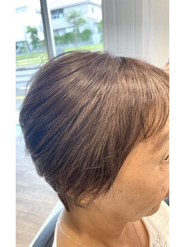 エイト 沖縄豊崎店(EIGHT toyosaki) 【EIGHT 豊崎】お客様スタイル_白髪ぼかしハイライト