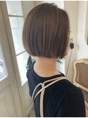 大人キュートなまるみショートボブオリージュ30代赤羽美容室
