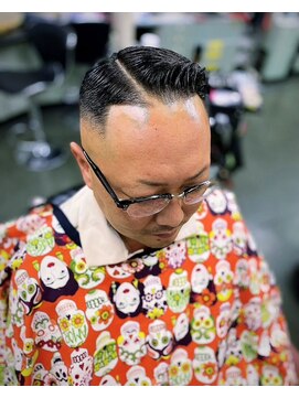 バーバーショップイシカワ(BARBER SHOP イシカワ) サイドパートバーバースタイル