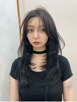 ジーナ 梅田(Zina)&nbsp;髪質改善＊内巻きウルフレイヤーフェミニンロング＊【Zina梅田】