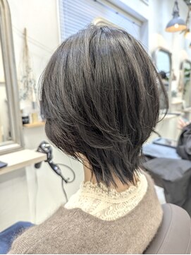 アオカマクラ(a-o Kamakura) ミディアムレイヤー 伸ばし途中