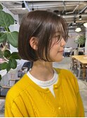 まとまるボブ 小顔ボブ