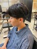 メンズカット+ニュアンスパーマ+３stepトリートメント￥11000