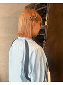 ボブ/ヘアセット/ハーフアップ/カチモリ/韓国