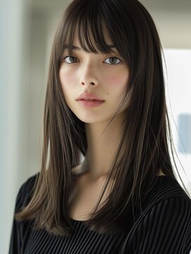 レヴ 草加店(LEV.) ホワイトブロンド外ハネイメチェンワイドバング