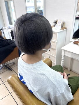 グラスペディア(graspedia) アッシュグレー【広島ハイトーン】【広島ショートボブ】