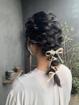 ナナ バイ ピケ(nana by pique) お呼ばれヘア/ポニーテールアレンジ