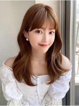 アフロートフクオカ(AFLOAT FUKUOKA) 【福岡初出店☆AFLOAT 福岡】小顔前髪ありくびれレイヤーカット