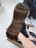 ハピネス 梅田茶屋町店(HAPPINESS)&nbsp;韓国風/レイヤーカット/顔周り/顔まわり/髪質改善/ベージュ