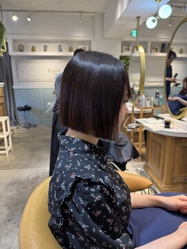 ロンド シャルム 吉祥寺(Lond charme) ミニウルフレイヤーカット顔周りカット前髪カット韓国ボブ