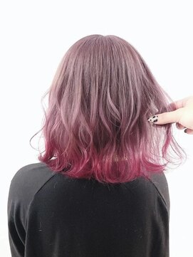 ロサ ファイブヘアー(Rosa..5Hair) ピンク裾カラー★