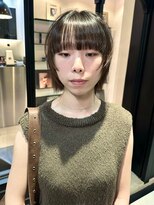 シータ(sheta)&nbsp;【表参道sheta中澤】小顔黒髪オリーブグレークラゲヘアー