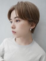 ギークス(GEEKS)&nbsp;【GEEKS渋谷】クールショート/ワンブリーチ/ミルクベージュ/小顔