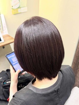 ヤヤ 浅草(yaya.) 縮毛&ブリーチ履歴のハイダメージ毛でも縮毛矯正カラーできます
