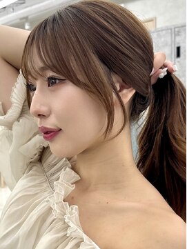 エジョン 三鷹店(Aejon) 三鷹吉祥寺顔まわりカットハッシュカットネイビーヘーゼル