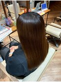 上品な大人のためのツヤ髪ストレート×髪質改善
