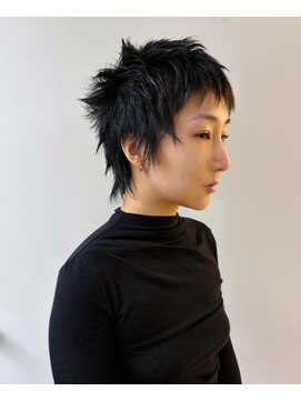 クク(QUQU) ベリショ 黒髪 ショート