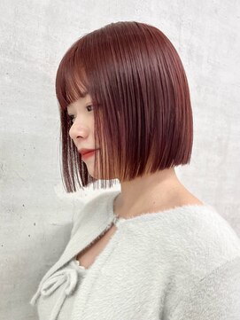 キアラ(Kchiara) ワインレッドボブ