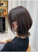 大人ガーリー/ミディアムレイヤーカット/20代30代40代50代
