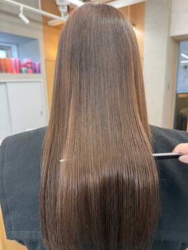 ヘアースペースブルーム プリュス 石橋店(HAIR SPACE BLOOM plus) 石橋阪大前/縮毛矯正/酸性ストレート/ベージュ/レイヤーカット