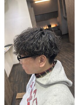 メンズ レオ 天六店(men's LEO) マッシュ×シャドウパーマ