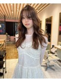 【D'na×古屋】レイヤーカット×透明感ベージュ