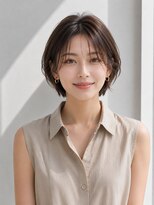コク(koku) 誰でも似合う黄金バランスの菱形ショート