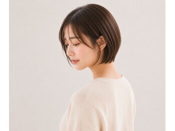 プルス 六地蔵店(PLUS)の写真/忙しい朝もお手入れ楽々なのが嬉しいポイント◎1人1人に似合う大人可愛いショートスタイルをご提案します！