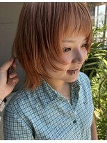 ブローチ(broche)&nbsp;オレンジベージュ