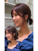 ▲ ダークパープル/クラゲカット/顔周りレイヤー/韓国/317