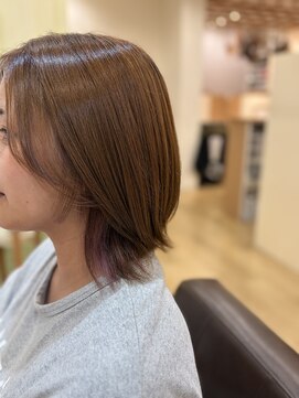 城戸美容堂 チラ見えインナーがポイント！【ブリーチなしダブルカラー】