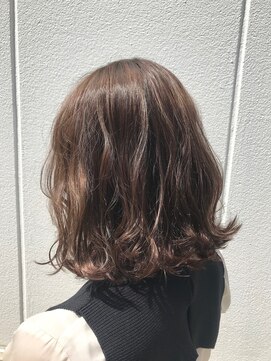 ポッシュ 原宿店(HAIR＆MAKE POSH) ラベンダーハイライトブラウンカラー