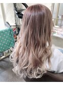 ミルクティーアッシュグラデーション