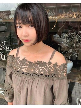 ヘアーデザイン ルシア(Hair Design Lucia) ナチュラルショートボブ