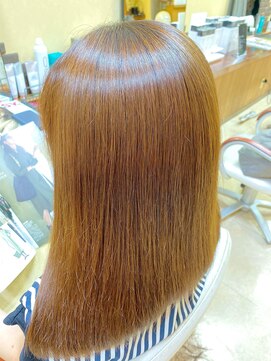 スタジオノブ(Studio nob) 【ツヤ髪カット】髪質改善ココナッツストレート