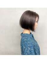 タグ(#tag)&nbsp;#クールボブ×ラベンダーグレーカラー