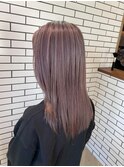 透明感抜群♪ダブルカラーブリーチハイトーンピンクブラウン