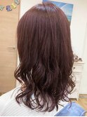 +*~ミディアムレイヤーパーマwithモーブピンク~*+