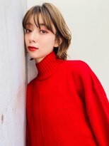 エイミー(Aimee)&nbsp;Aimee 町田　ハニーベージュ×束間バング